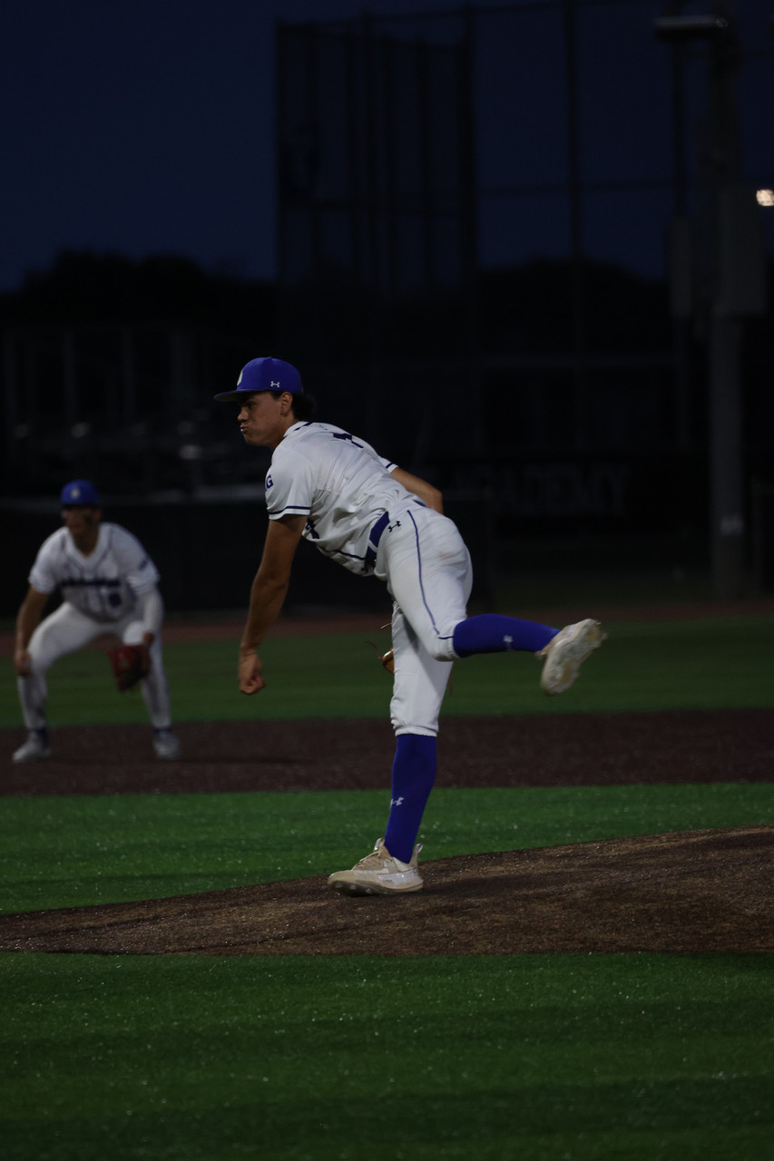 Noah Franco pitching in photo from ShotByRAC sports photography